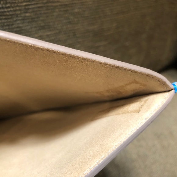 Auth Proenza Schouler Blue Green Leather Case EUC - Picture 10 of 13